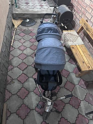 двойни: Детский велосипед, для двоих детей, с ручкой Продается двухместный — 3