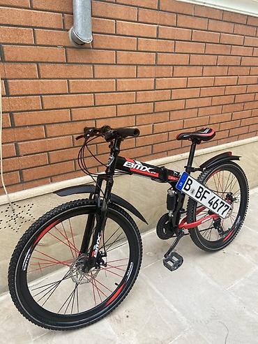 Velosipedlər: BMX GTR dağ velosipedi - Rəng: qara/qırmızı dizayn, BMx GTR loqosu - — 1