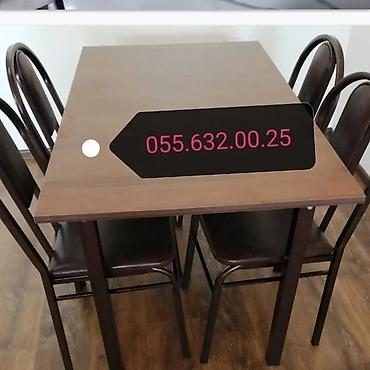kafe stoları: Tədris kursları üçün stol stul dəstinin sexdən birbaşa satışı var — 3