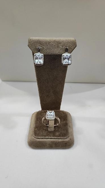 Серебряные наборы украшений: Серебряный Набор 925 пробы Дизайн под Италия Размеры имеются Цена — 10