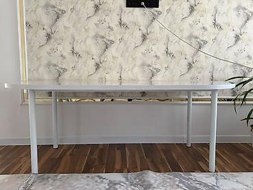 study table: Обеденный/рабочий стол овальной формы. Длина- 210 Ширина-90 Высота -77 — 2