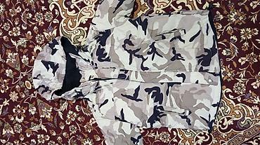 Верхняя одежда: Зимняяосенняя детская куртка с капюшоном, камуфляж двухсторонняя - — 5