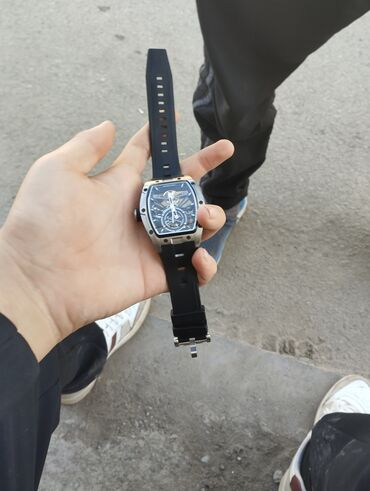 часы мужские fossil: Часы мужские с открытым циферблатом (skeleton) - Корпус