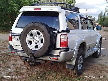 т2 транспортер: Toyota Hilux Surf: 2002 г., 3.4 л, Автомат, Бензин, Внедорожник — 5