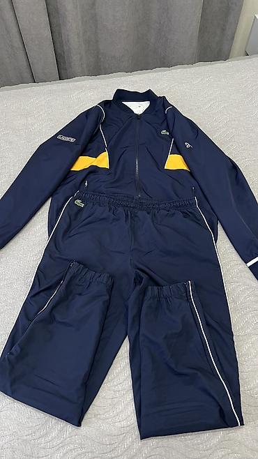 спец одежда зимний: Мужской спортивный костюм, L, Lacoste, Б/у, цвет - Синий — 3