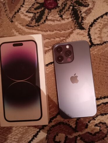 Apple iPhone: IPhone 14 Pro Max, 128 GB, Deep Purple, Face ID