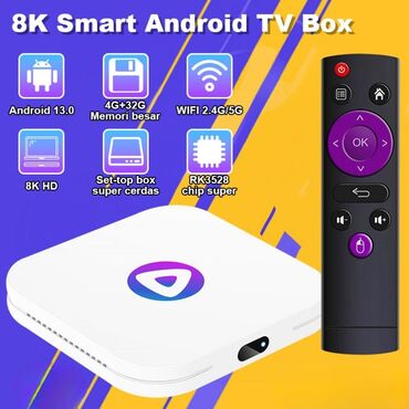 tv box: Yeni Smart TV boks 4 GB / 32 GB, Android