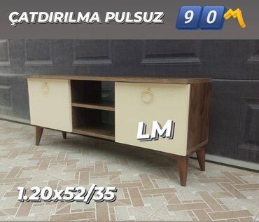 стеклянная подставка под телевизор: TV STEND / TV altı Yeni və sifarişlə. Qiymət : 90₼ Ölçü 
