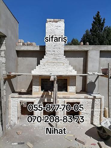 чугунная печь: Kərpic işləri və açıq hava mətbəxi/şamdan-peç tikintisi Xidmətin — 7