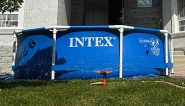 тент бассейн: Продам бассейн intex. Бережное использование. В хорошем состоянии. ✅