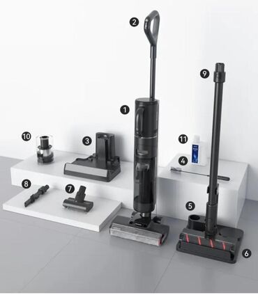 roboclean pro цена: Пылесос, Dreame, Моющий, Сухая, Влажная, Смешанная, Контейнер, Водяной фильтр
