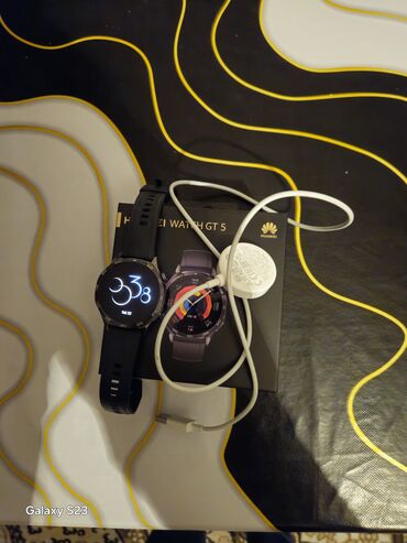 Smart saatlar: İşlənmiş, Smart saat, Huawei, Sensor ekran, rəng - Qara — 8