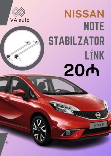 Stabilizatorlar və stabilizatorların detalları: Qabaq, Nissan Note, 2016 il, Türkiyə, Orijinal, Yeni