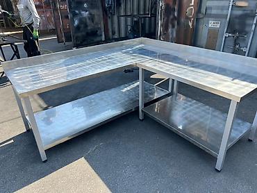 Стеллажи: Стеллажи из нержавейки Стеллажи для столовой на заказ изготовим любые — 7