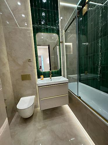 елисей: 3 комнаты, 75 м², Асанбай мкр Элитка, 4 этаж, Дизайнерский ремонт — 2