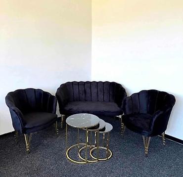 Stilske garniture: Shell set ( 2 fotelje + dvosed ) -Cena za set : 520e Pojedinačno na lalafo.rs — 2 Stilske garniture: Shell set ( 2 fotelje + dvosed ) -Cena za set : 520e Pojedinačno — 2