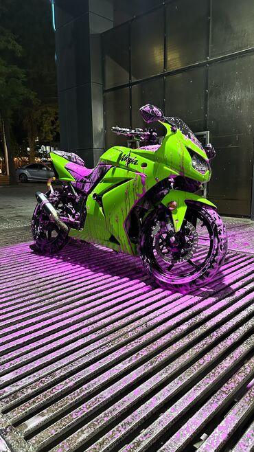 мотоциклы горный: Спортбайк Kawasaki, 250 куб. см, Бензин, Взрослый, Б/у