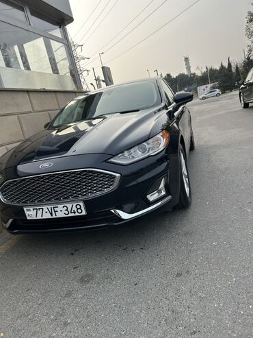 Ford: Ford Fusion sedan - Kuzov: qara rəng, aerodinamik xəttlər, xrom ön — 5