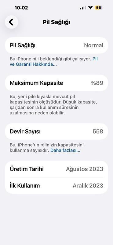 Apple iPhone: IPhone 15 Pro Max, 512 GB, Natural Titanium, Simsiz şarj, Face ID, Sənədlərlə — 3