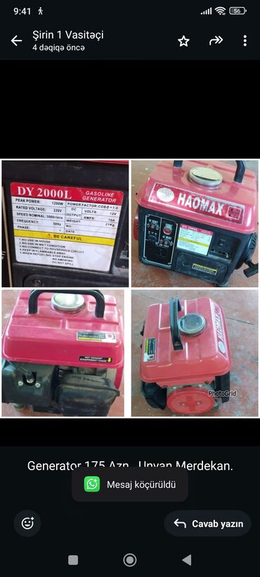 стабилизатор напряжения купить в баку: Generator 175 Azn. Unvan Merdekan. Shirin x.2432