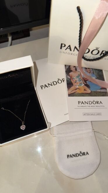 Колье, Pandora, Серебро