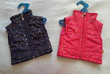 iki mertebeli carpayi: Uşaq üçün quilted jiletlər (2 ədəd dəst) - Rənglər: tünd göy və — 1
