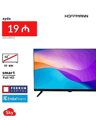 iphone 12 yeni: Yeni Televizor Hoffmann LED ekran 32" FHD (1920x1080), Pulsuz çatdırılma — 6