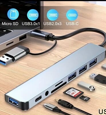 оперативная память 1066 мгц: Usb хаб 8 в 1. цена 1100 сом, предзаказ 100% исполнение 14 рабочих