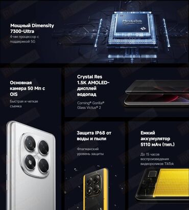 аламедин гранд телефоны: Poco M6 Pro 5G, Жаңы