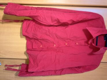 zimske košulje: XL (EU 42), Jednobojni, bоја - Crvena