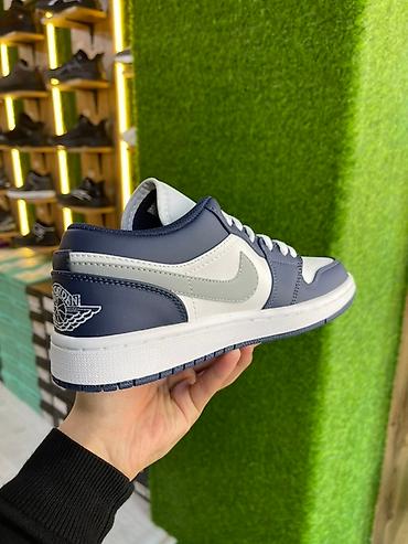 jordan 1: Мужские кроссовки, 44, Nike, Новый, цвет - Синий, Бесплатная доставка — 4