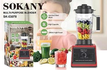 Блендер SOKANY SK-03078 (Multi‑Purpose Blender) - Мощность: 1000 Вт —
