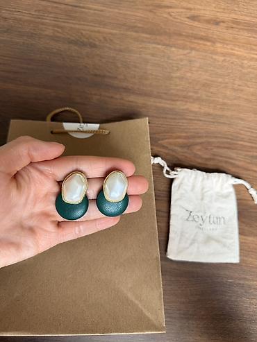 Aksesuarlar: ✨ Zeytun Jewellery sırğaları 🤍 Zərif və diqqətçəkən görünüş üçün — 2
