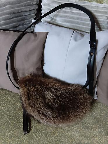 Torbe: Torba/kaiš torbica od pravog krzna rucni rad unikat - Elegantan — 1