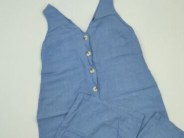 błękitna sukienki koronkowa: Overall, New Look, M (EU 38), condition - Good