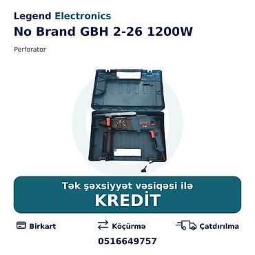 dinamometrik acar: Elan başlığı: Perforator No Brand GBH 2-26 1200W Perforator No Brand — 1