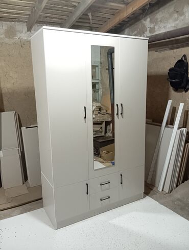 Шкафы для одежды: Шкаф для одежды, Новый, Прямой, ЛДСП — 1