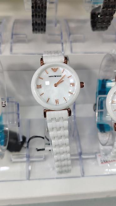 Aksesuarlar: Emporio Armani qadın qol saatları – keramik kolleksiya - Korpus və — 4