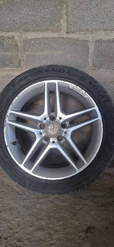 3 67: Литые Диски R 17 Mercedes-Benz, Комплект, отверстий - 5, Б/у — 4