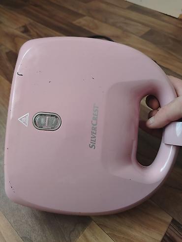 Ostali kuhinjski aparati: SilverCrest aparat za vafle – dupli - Boja: roze - Tip: električni — 4