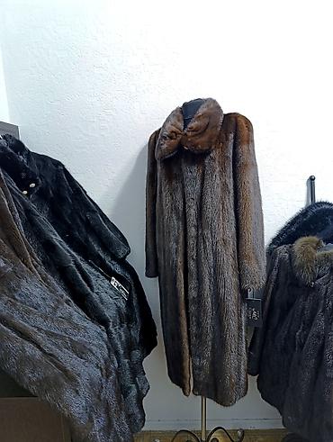 прием шкуры: Шуба, Норка, Длинная модель, Канада, XL, 2XL — 5