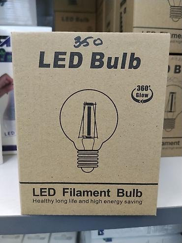 Лампочки: Светодиодная филаментная лампа LED Filament Bulb G95 в декоративном — 1