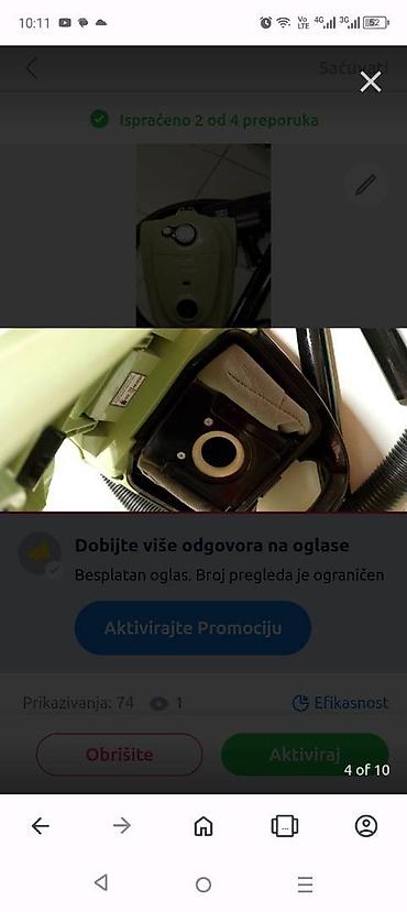android navigacija garmin: Usisivač GORENJE na vreću platnenu kao nov je. higijenski sređen — 7