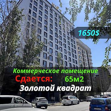 1700: Аренда офисов, 65 м², В жилом комплексе, С оборудованием, С отдельным входом, С отдельным сан узлом — 1