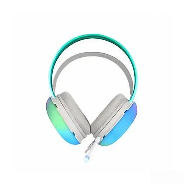 Zvučnici, slušalice i mikrofoni: RGB gejming slušalice sa mikrofonom – bele - Prelepe over-ear — 2