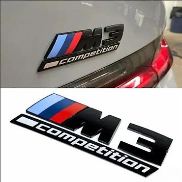 Auto delovi, gume i tjuning: Bmw znak M3 competition M5 competition. Samolepljivi znakovi — 3