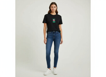 t shirty z konopii: Black, Футболка жіноча, розмір XS