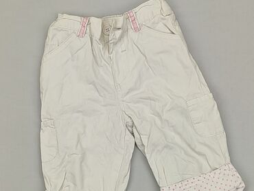 Materiałowe: Niemowlęce spodnie materiałowe, 3-6 m, 62-68 cm, EarlyDays, stan - Zadowalający
