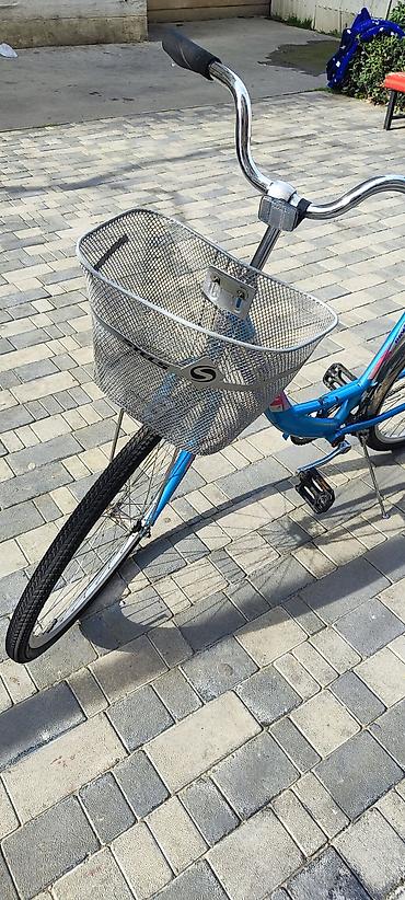 Şəhər velosipedləri: Şəhər tipli velosiped – STELS 28 - Rəng: metalik mavi, klassik aşağı — 7