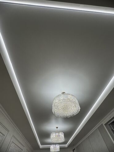 Натяжной потолок: Натяжной потолок Матовое Монтаж — 16